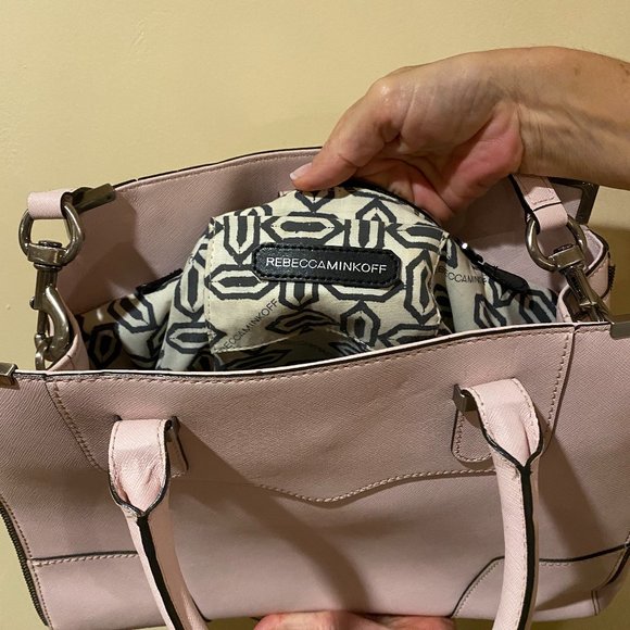 Pink Rebecca Minkoff Leather Satchel / Crossbody - Picture 3 of 6
